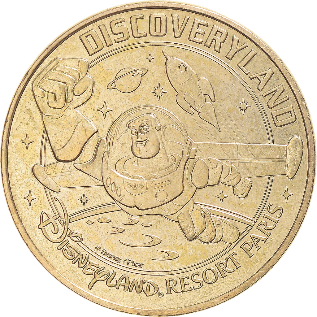 Frankreich, betaalpenning, Touristic token, Disneyland - n°16 - Discoveryland