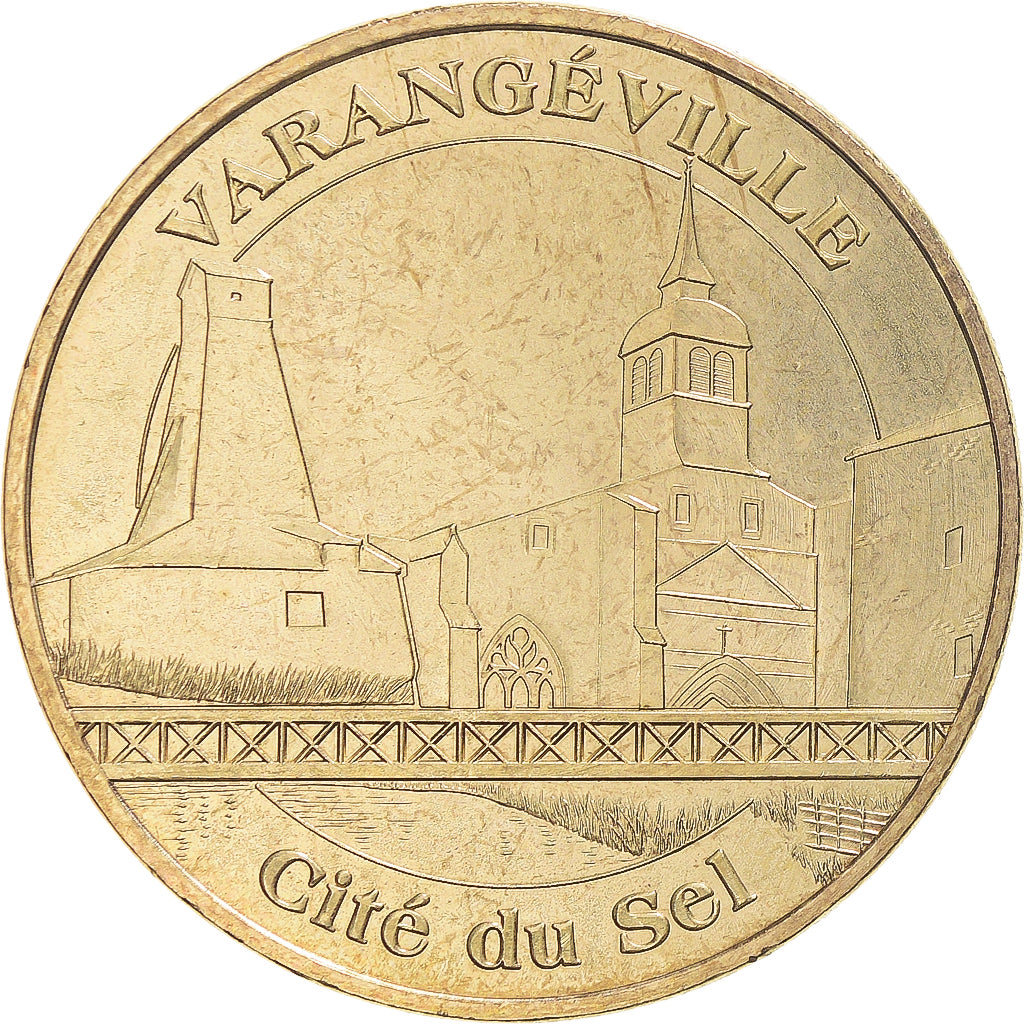 Francia, zeton, Jetón turístico, Varangéville - Cité du sel, Arts & Culture