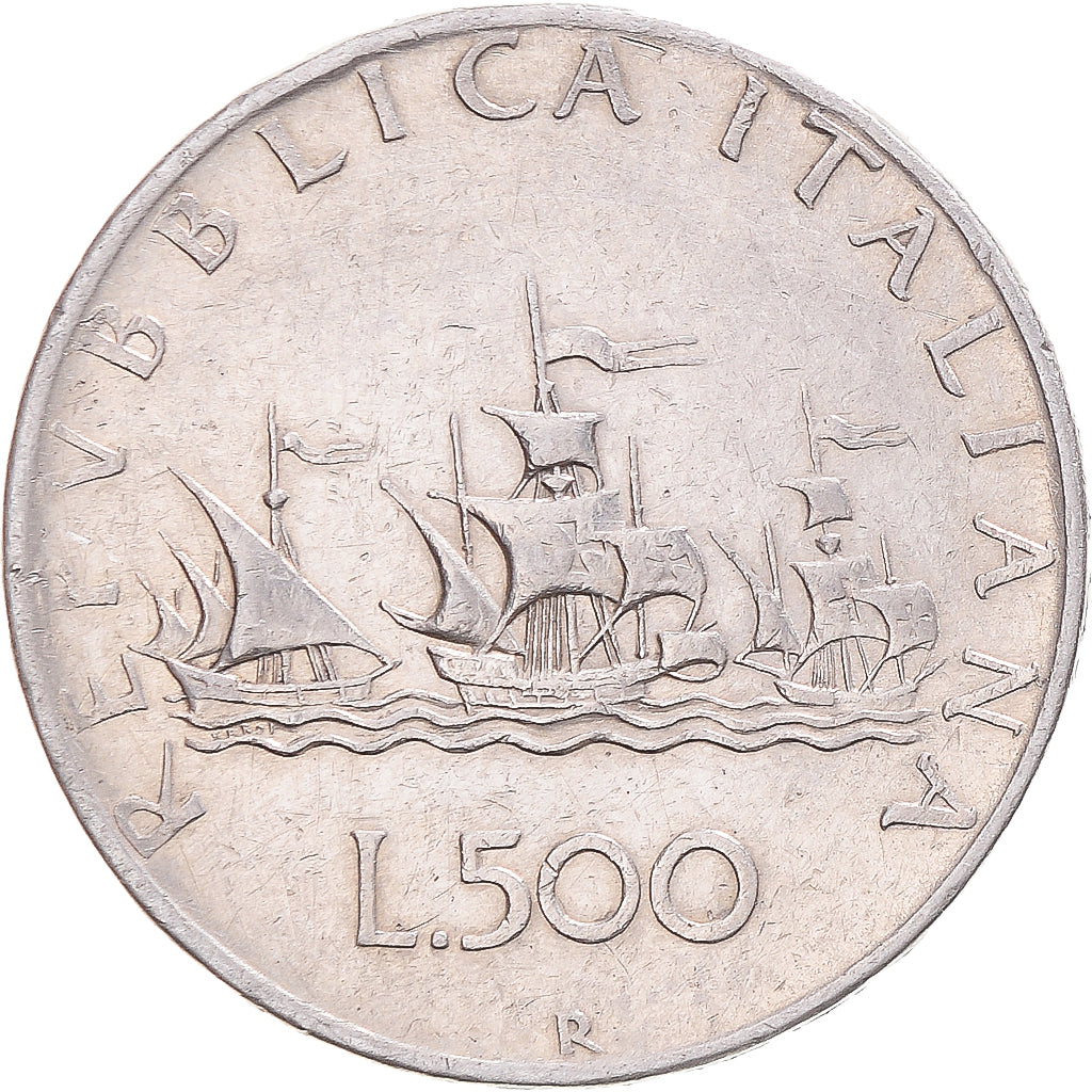 Coin, Italy, 500 Lire, 1958, Rome, VF(30-35), Silver, KM:98