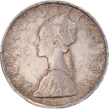 Coin, Italy, 500 Lire, 1958, Rome, VF(30-35), Silver, KM:98