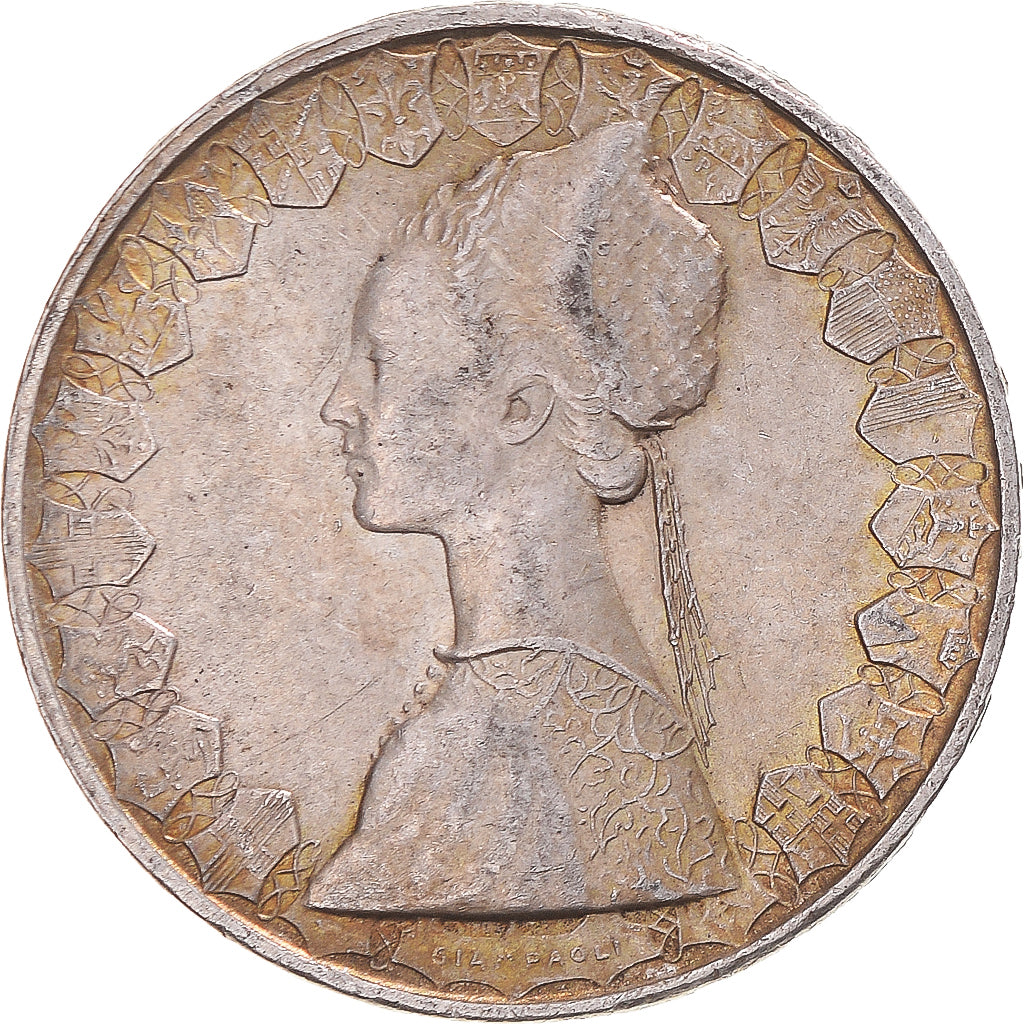 Moneta, Italia, 500 Lire, 1958, Rome, SPL-, Argento, KM:98