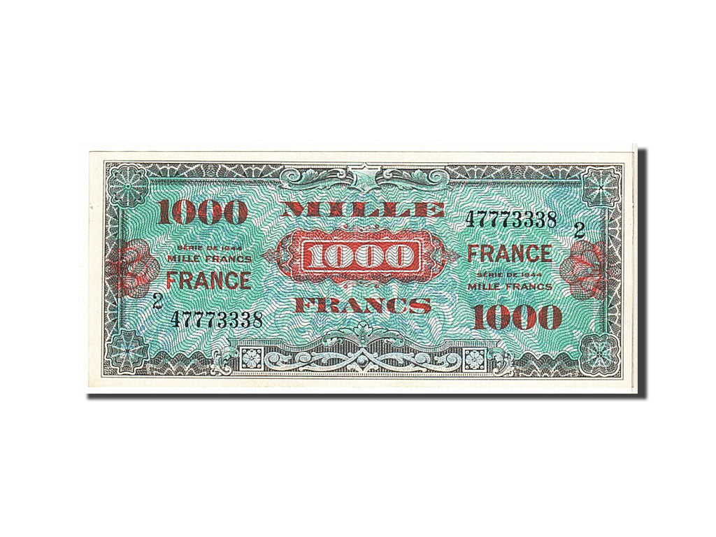 Billet, France, 1000 Francs, 1945 Verso France, 1945, SUP+, Fayette:VF 27.2
