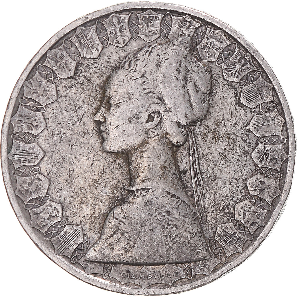 Coin, Italy, 500 Lire, 1959, Rome, VF(30-35), Silver, KM:98