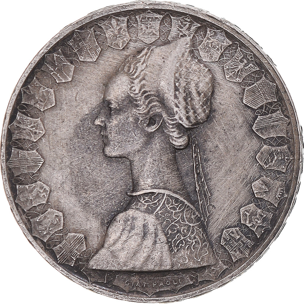 Coin, Italy, 500 Lire, 1966, Rome, EF(40-45), Silver, KM:98