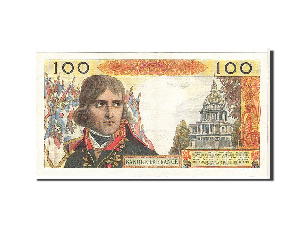 Banconote, Francia, 100 Nouveaux Francs, 100 NF 1959-1964 ''Bonaparte'', 1963