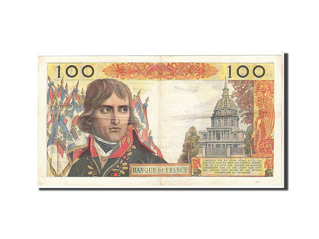 France, 100 Nouveaux Francs, 100 NF 1959-1964 ''Bonaparte'', 1960, KM #144a,...