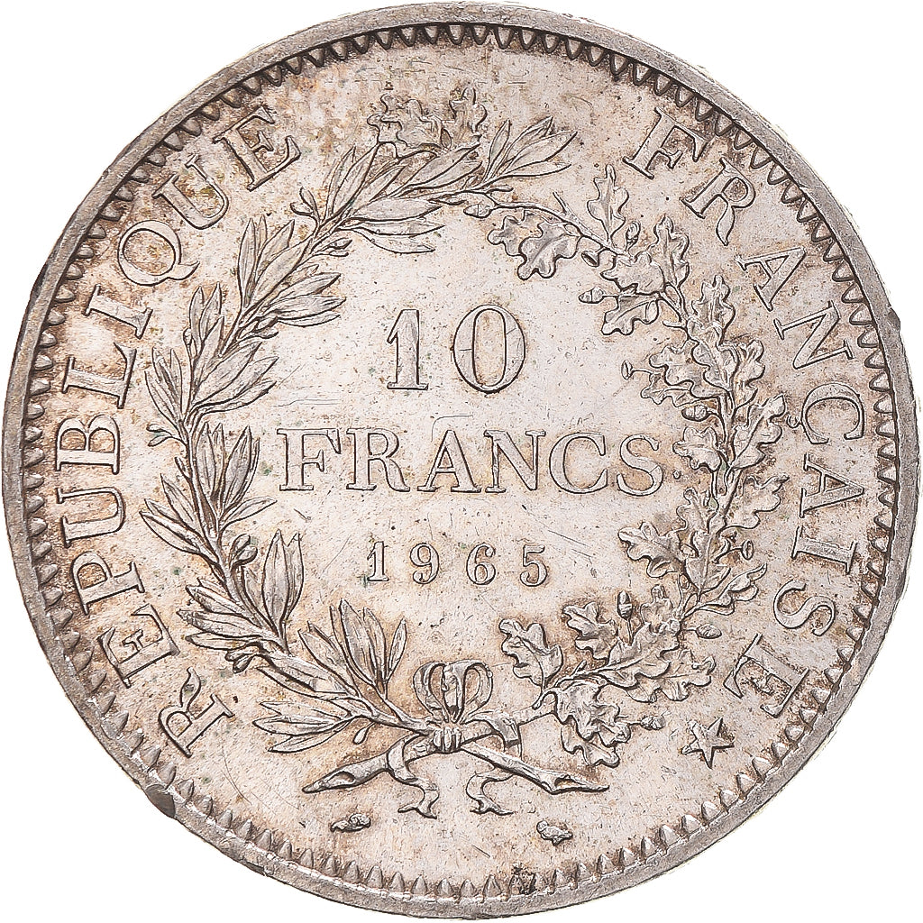 Coin, France, Hercule, 10 Francs, 1965, Paris, MS(60-62), Silver, KM:932