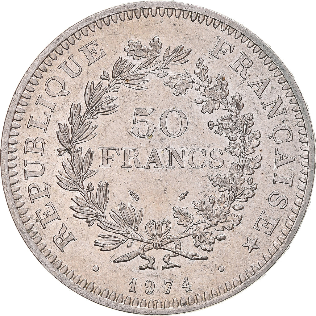 Monnaie, France, Hercule, 50 Francs, 1974, Paris, TTB+, Argent, Gadoury:882
