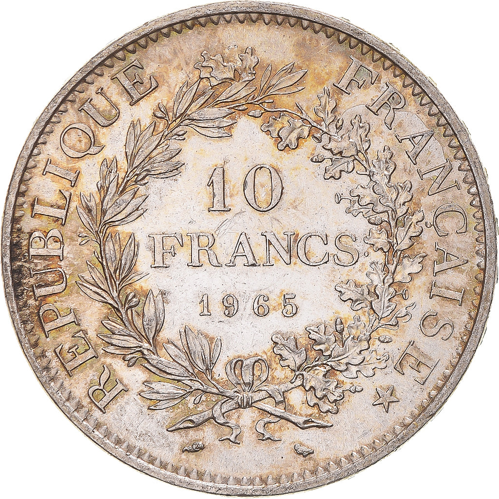 Coin, France, Hercule, 10 Francs, 1965, Paris, MS(60-62), Silver, KM:932
