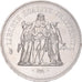 Coin, France, Hercule, 50 Francs, 1977, Paris, MS(60-62), Silver, KM:941.1