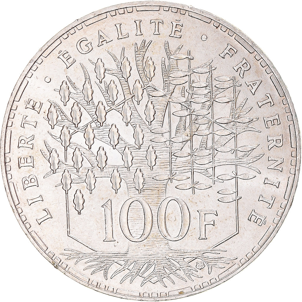 Coin, France, Panthéon, 100 Francs, 1983, Paris, MS(60-62), Silver, KM:951.1