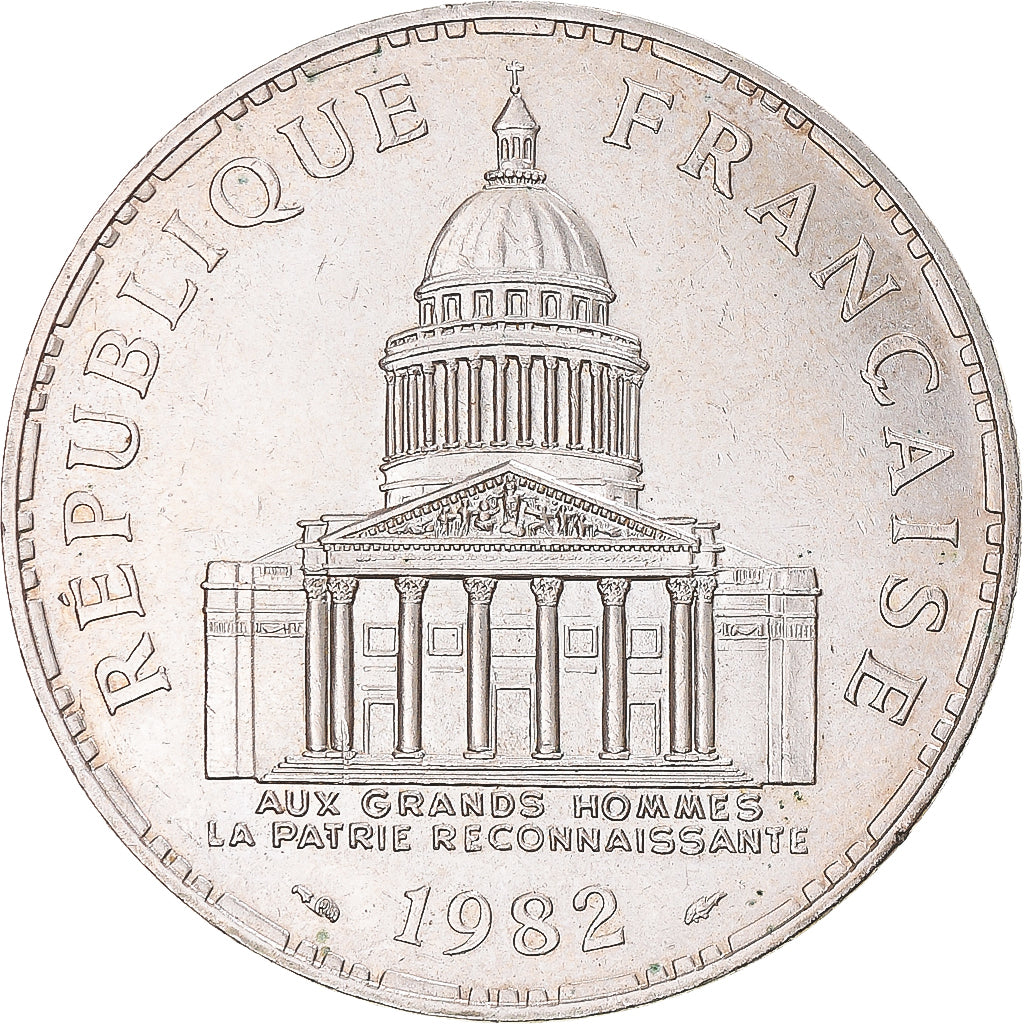 Monnaie, France, Panthéon, 100 Francs, 1982, Paris, SUP+, Argent, Gadoury:898