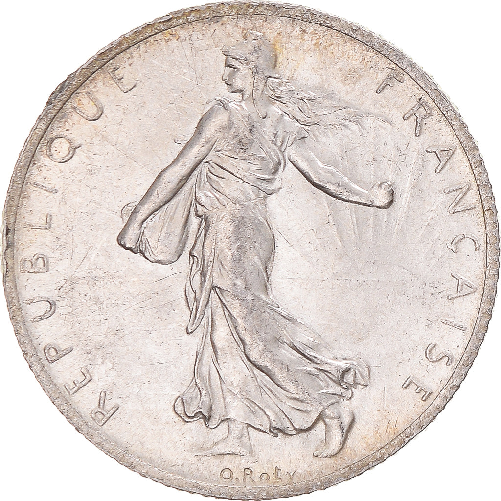 Coin, France, Semeuse, 2 Francs, 1914, Paris, MS(63), Silver, KM:845.1