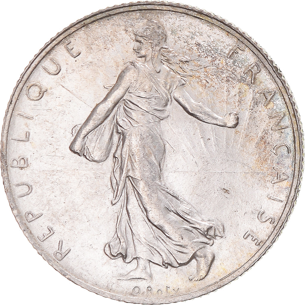 Coin, France, Semeuse, 2 Francs, 1915, Paris, MS(63), Silver, KM:845.1