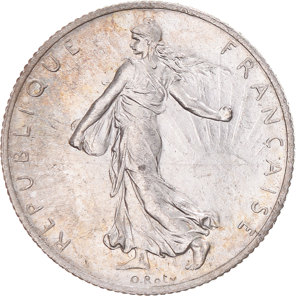 Coin, France, Semeuse, 2 Francs, 1915, Paris, MS(63), Silver, KM:845.1