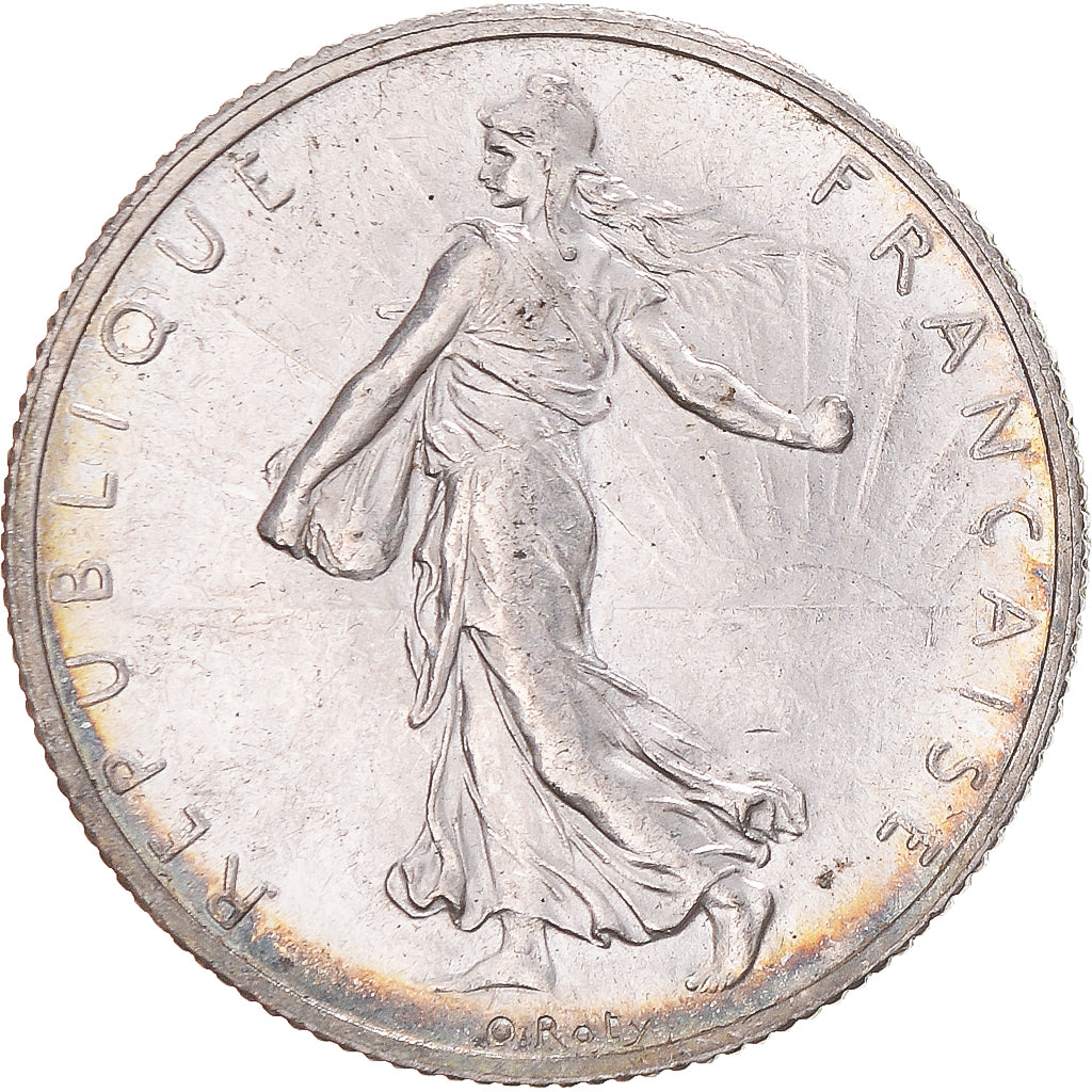 Coin, France, Semeuse, 2 Francs, 1916, Paris, MS(60-62), Silver, KM:845.1