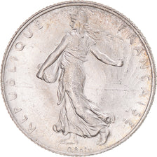 Coin, France, Semeuse, 2 Francs, 1917, Paris, MS(63), Silver, KM:845.1