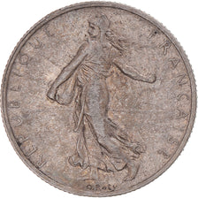 Coin, France, Semeuse, 2 Francs, 1909, Paris, EF(40-45), Silver, KM:845.1