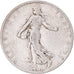 Moneda, Francia, Semeuse, 2 Francs, 1900, Paris, BC+, Plata, KM:845.1