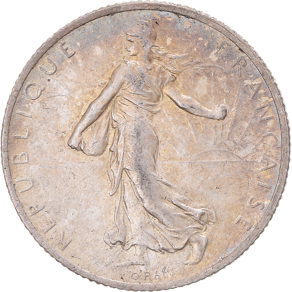 Münze, Frankreich, Semeuse, 2 Francs, 1914, Castelsarrasin, VZ+, Silber