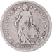 Coin, Switzerland, 2 Francs, 1878, Bern, VF(30-35), Silver, KM:21