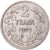 Moeda, Bélgica, 2 Francs, 2 Frank, 1909, VF(30-35), Prata, KM:59