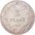 Moneda, Bélgica, 2 Francs, 2 Frank, 1911, BC+, Plata, KM:75