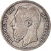 Coin, Belgium, Leopold II, 2 Francs, 2 Frank, 1867, VF(30-35), Silver, KM:30.2
