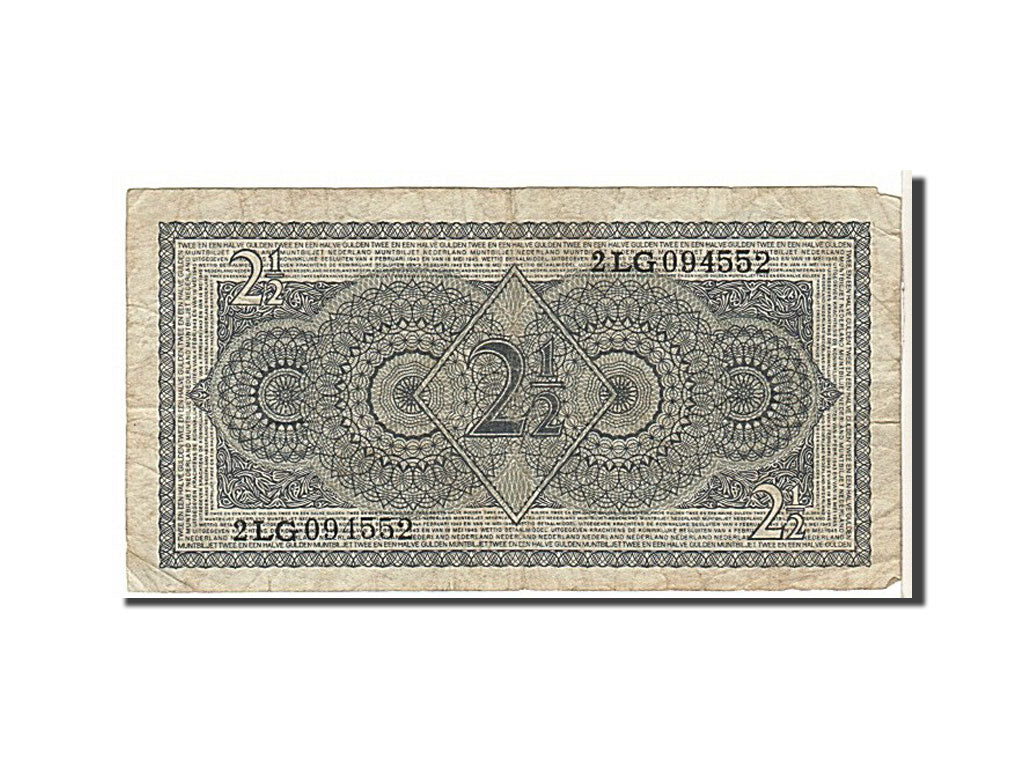 Banknote, Netherlands, 2 1/2 Gulden, 1949, KM:73, VF(20-25)