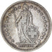 Coin, Switzerland, 2 Francs, 1906, Bern, EF(40-45), Silver, KM:21