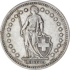 Coin, Switzerland, 2 Francs, 1906, Bern, EF(40-45), Silver, KM:21