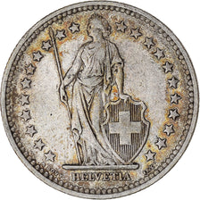 Coin, Switzerland, 2 Francs, 1910, Bern, EF(40-45), Silver, KM:21