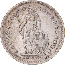 Coin, Switzerland, 2 Francs, 1878, Bern, VF(30-35), Silver, KM:21