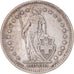Coin, Switzerland, 2 Francs, 1878, Bern, VF(30-35), Silver, KM:21