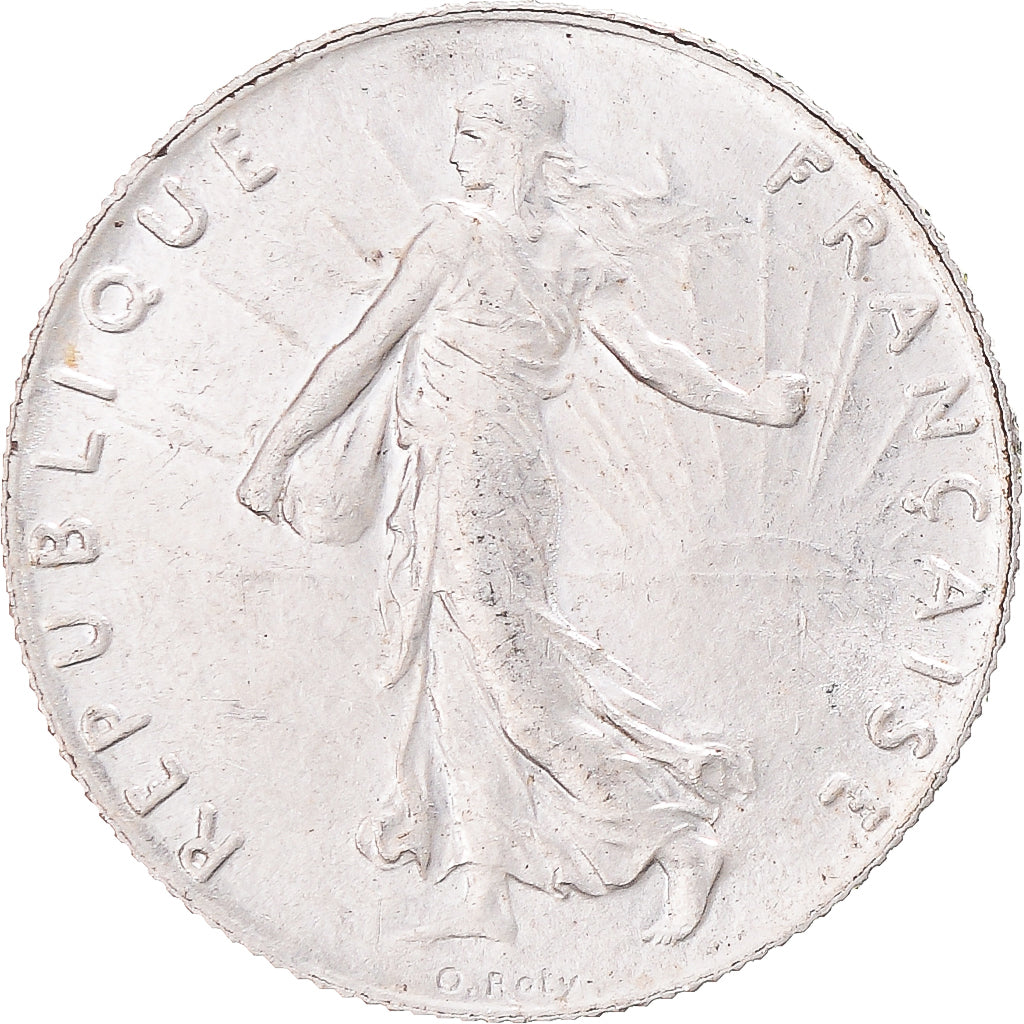 Coin, France, Semeuse, 50 Centimes, 1914, Paris, MS(63), Silver, KM:854