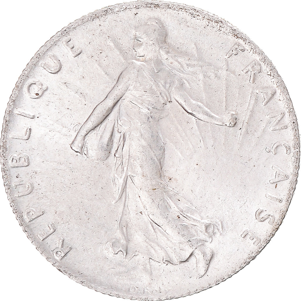Coin, France, Semeuse, 50 Centimes, 1915, Paris, MS(64), Silver, KM:854