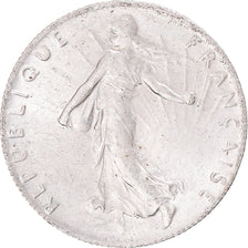 Coin, France, Semeuse, 50 Centimes, 1915, Paris, MS(64), Silver, KM:854