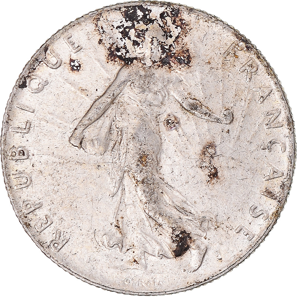 Coin, France, Semeuse, 50 Centimes, 1910, Paris, VF(30-35), Silver, KM:854