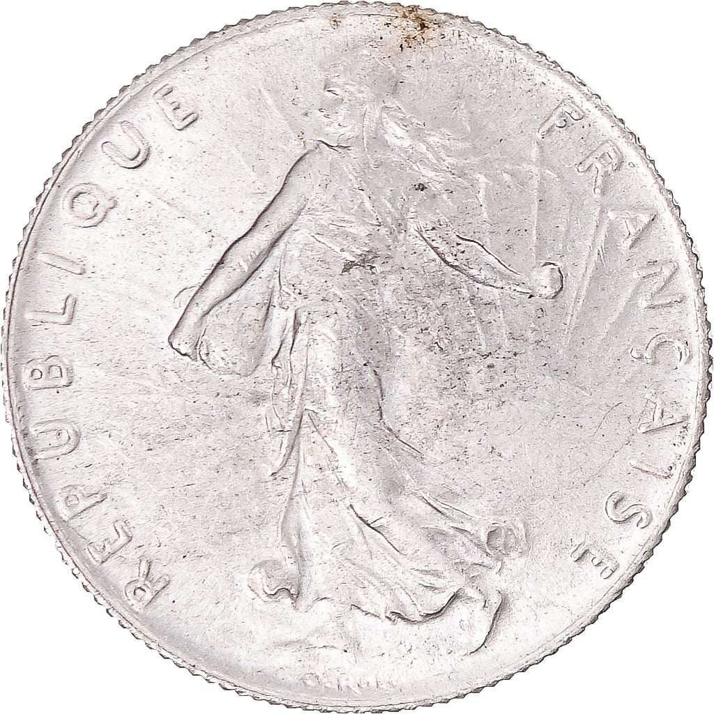 Munten, Frankrijk, Semeuse, 50 Centimes, 1915, Paris, UNC-, Zilver, KM:854