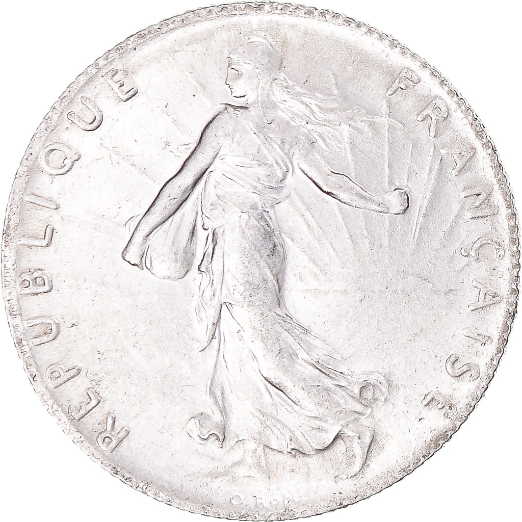 Munten, Frankrijk, Semeuse, 50 Centimes, 1916, Paris, UNC-, Zilver, KM:854