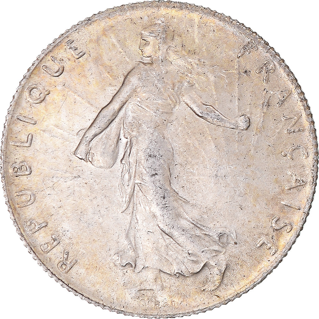 Munten, Frankrijk, Semeuse, 50 Centimes, 1916, Paris, PR+, Zilver, KM:854