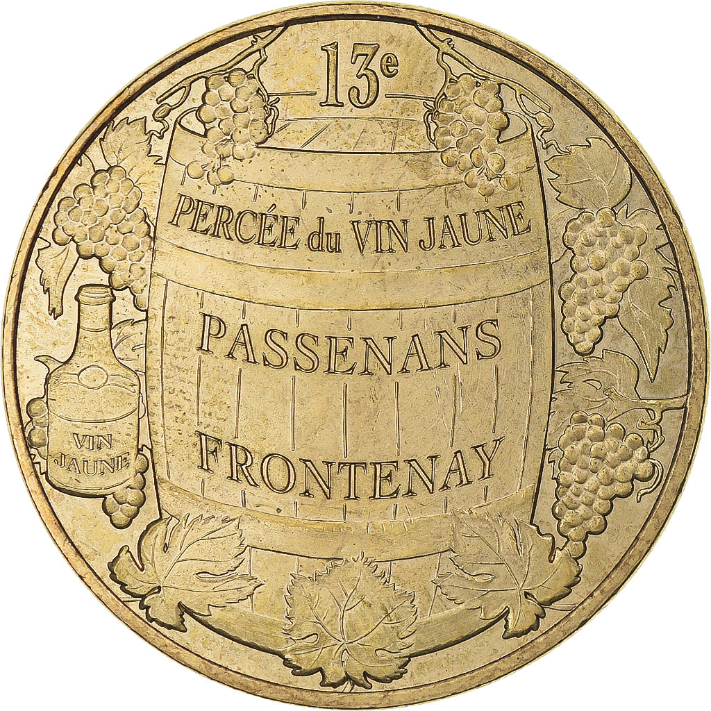 France, Token, Touristic token, 39/ Percée du Vin Jaune - Passenans, 2009, MDP