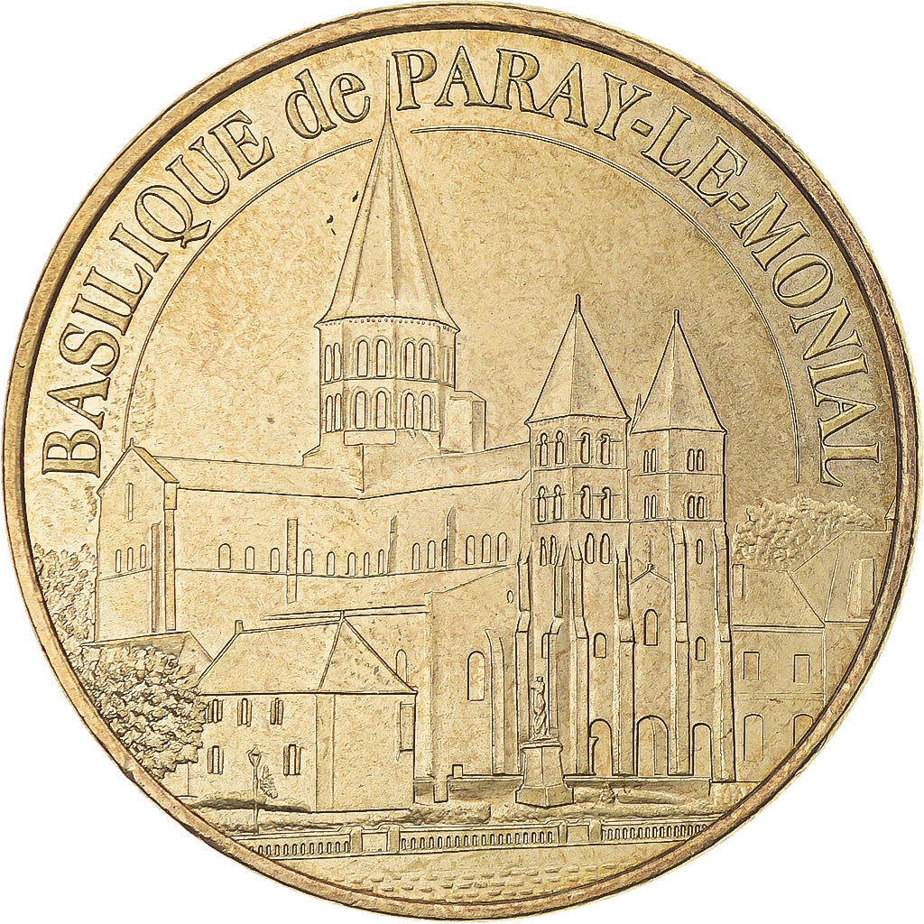 Francia, ficha, Touristic token, 71/ Basilique de Paray-le-Monial, 2009, MDP