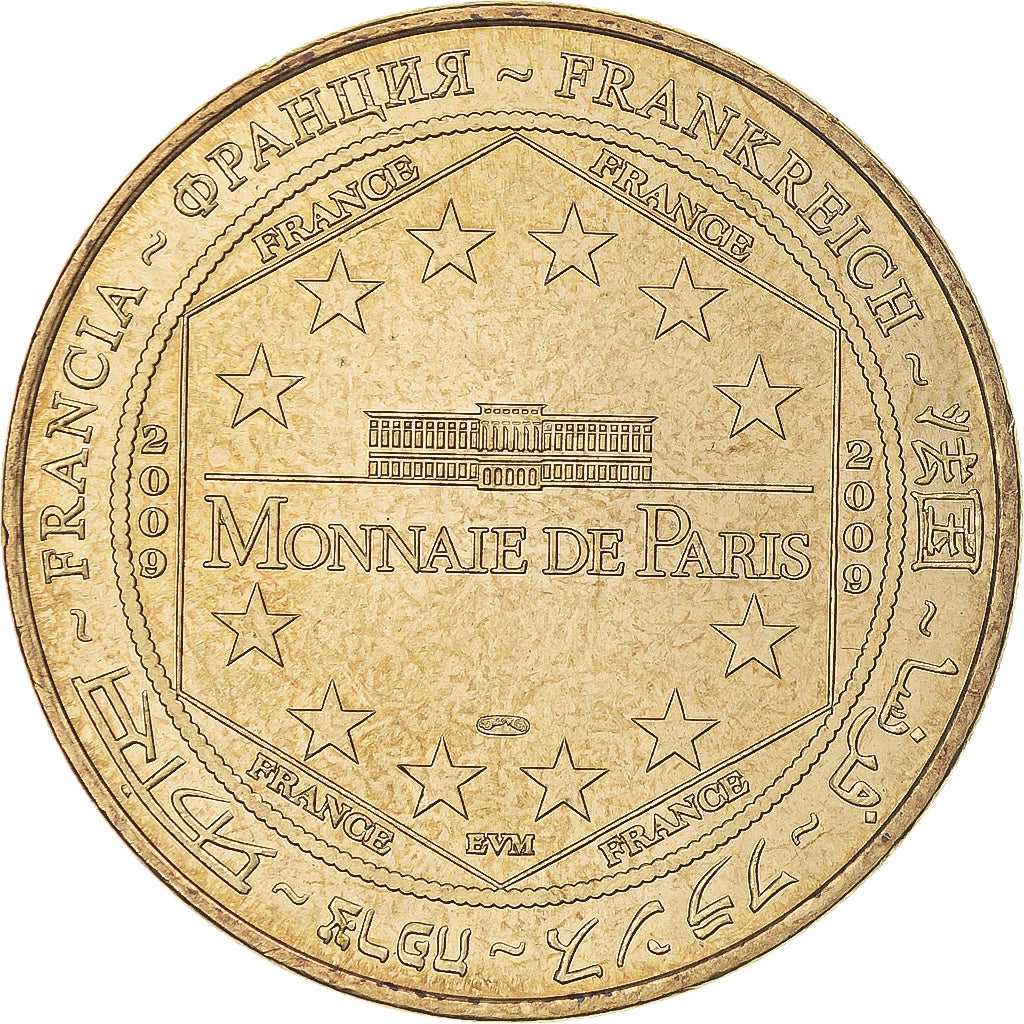 Francia, ficha, Touristic token, 71/ Basilique de Paray-le-Monial, 2009, MDP