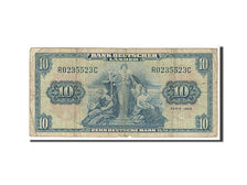 Banknote, GERMANY - FEDERAL REPUBLIC, 10 Deutsche Mark, 1949, KM:16a, VF(20-25)