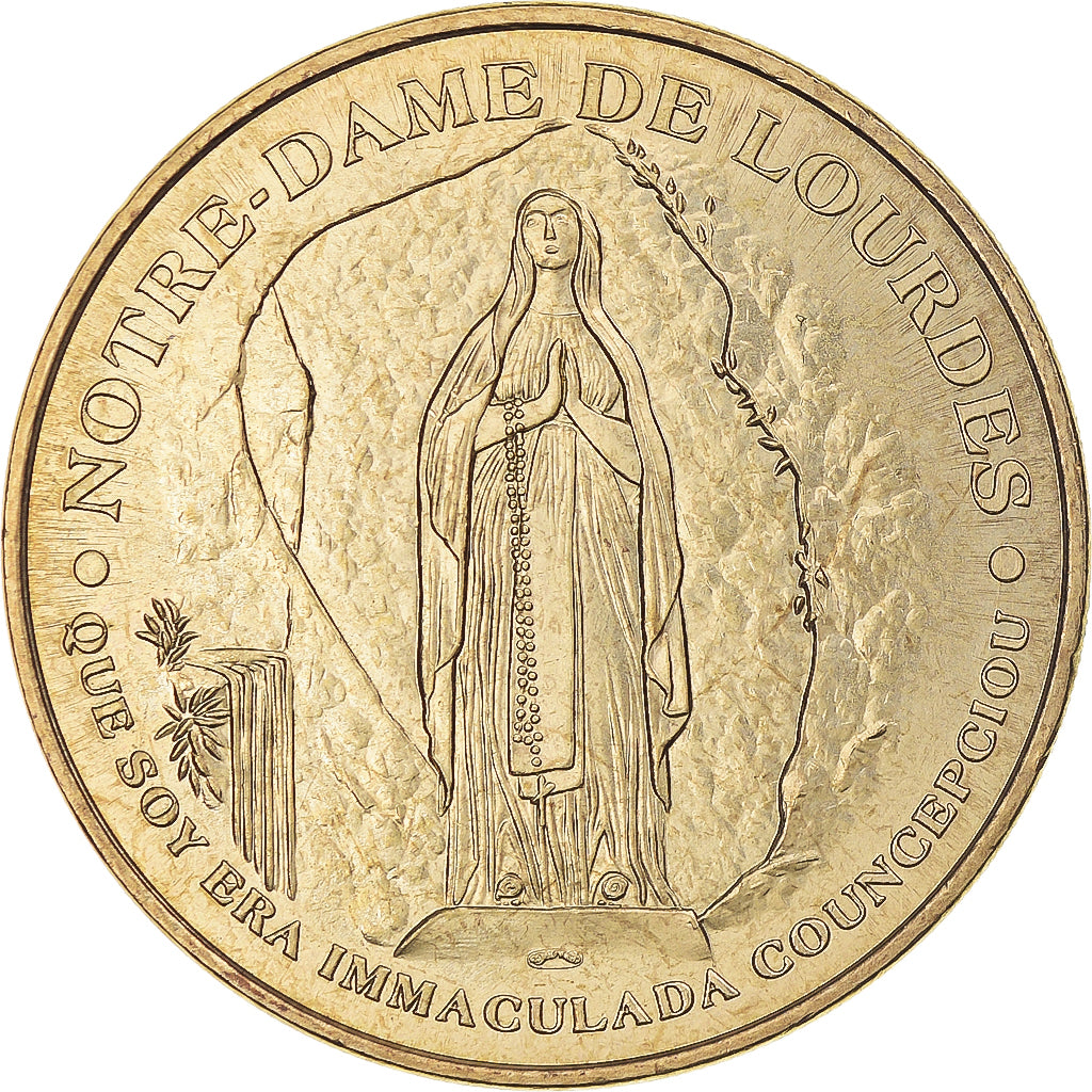 Francia, ficha, Touristic token, Lourdes - Le chemin de Bernadette, 2009, MDP