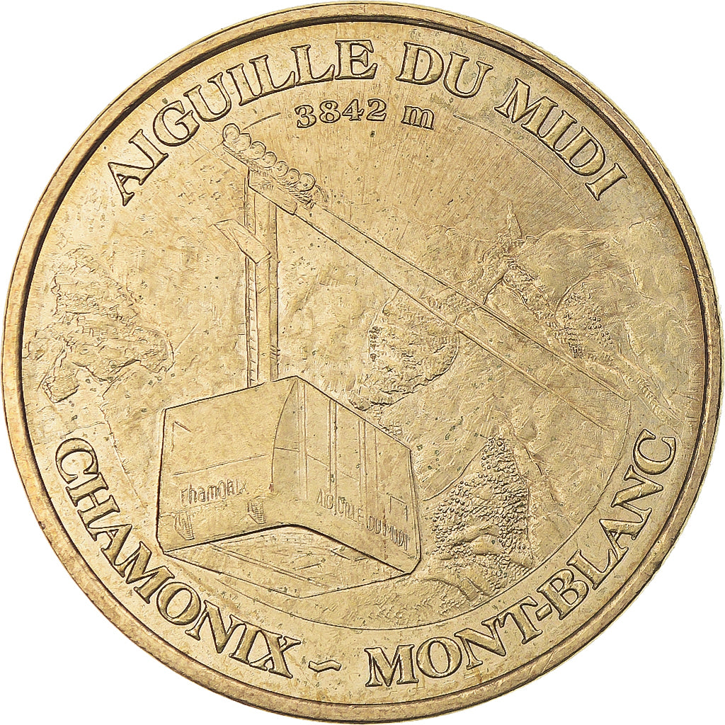 França, Token, Token turístico, Chamonix - Aiguille du Midi - Téléphérique