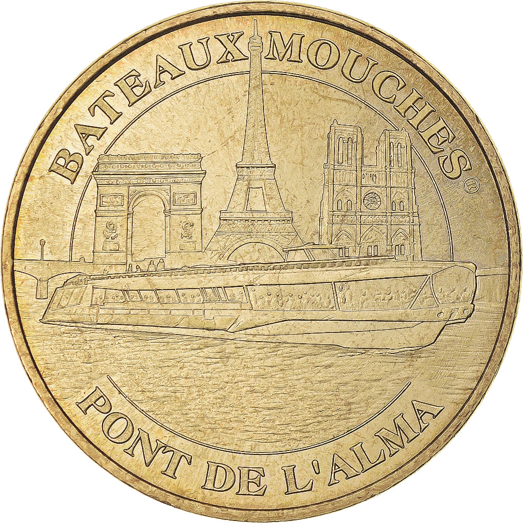 Frankrijk, Token, Toeristisch fiche, Paris - Bateaux mouches Pont de l'Alma