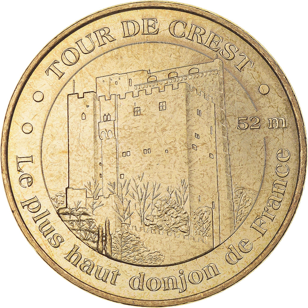 França, Token, Token turístico, Crest - Donjon n°1, Artes e Cultura, 2009