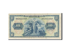 Banknote, GERMANY - FEDERAL REPUBLIC, 10 Deutsche Mark, 1949, VF(20-25)